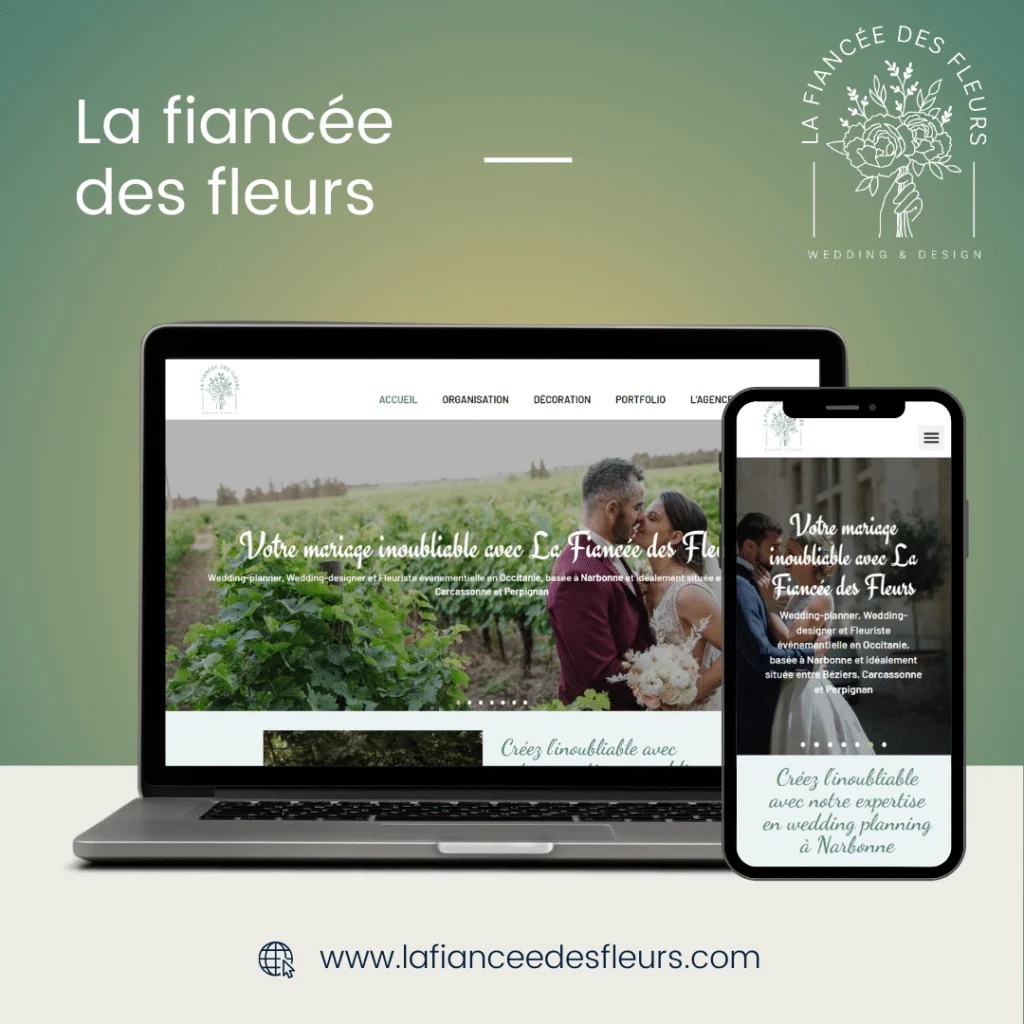 la fiancée des fleurs technoweb studio agence web narbonne