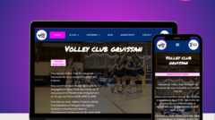 Volley Club Gruissan - Projet Technoweb Studio