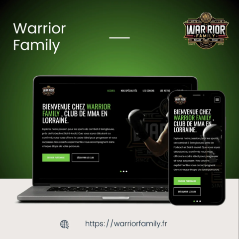 Warrior Family - agence web technoweb studio